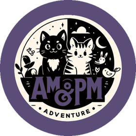 問問貓 AM&PM LOGO