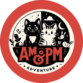 問問貓 AM&PM LOGO