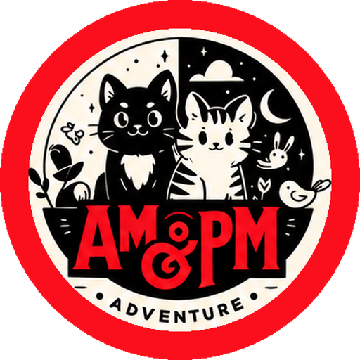 問問貓 AM&PM LOGO